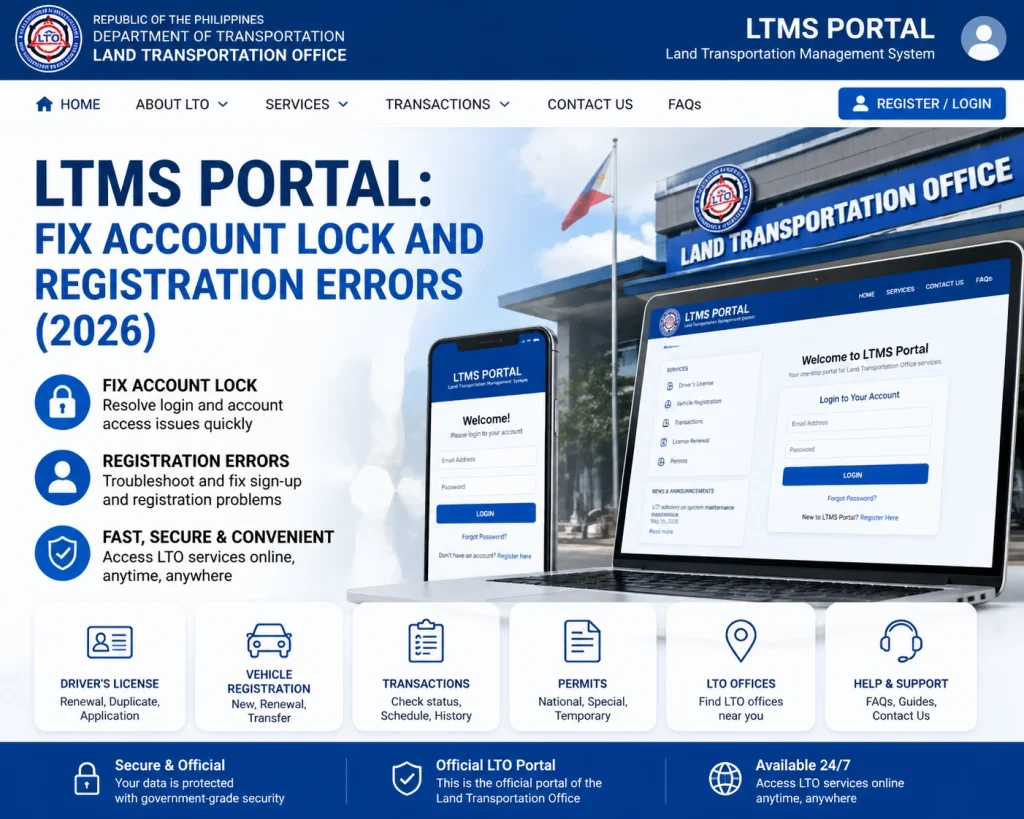 Best Time to Register or Recover LTMS Access