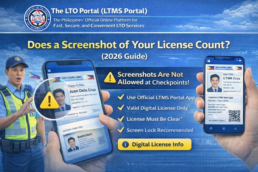 When a Screenshot Can Be Accepted