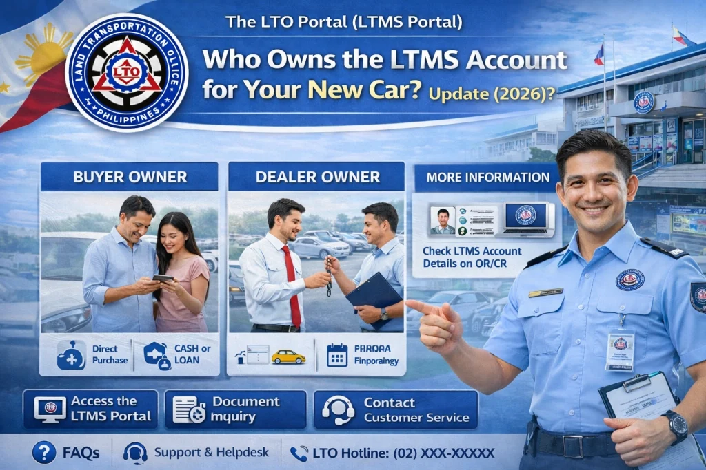 Who Typically Owns the LTMS Account for a New Car?