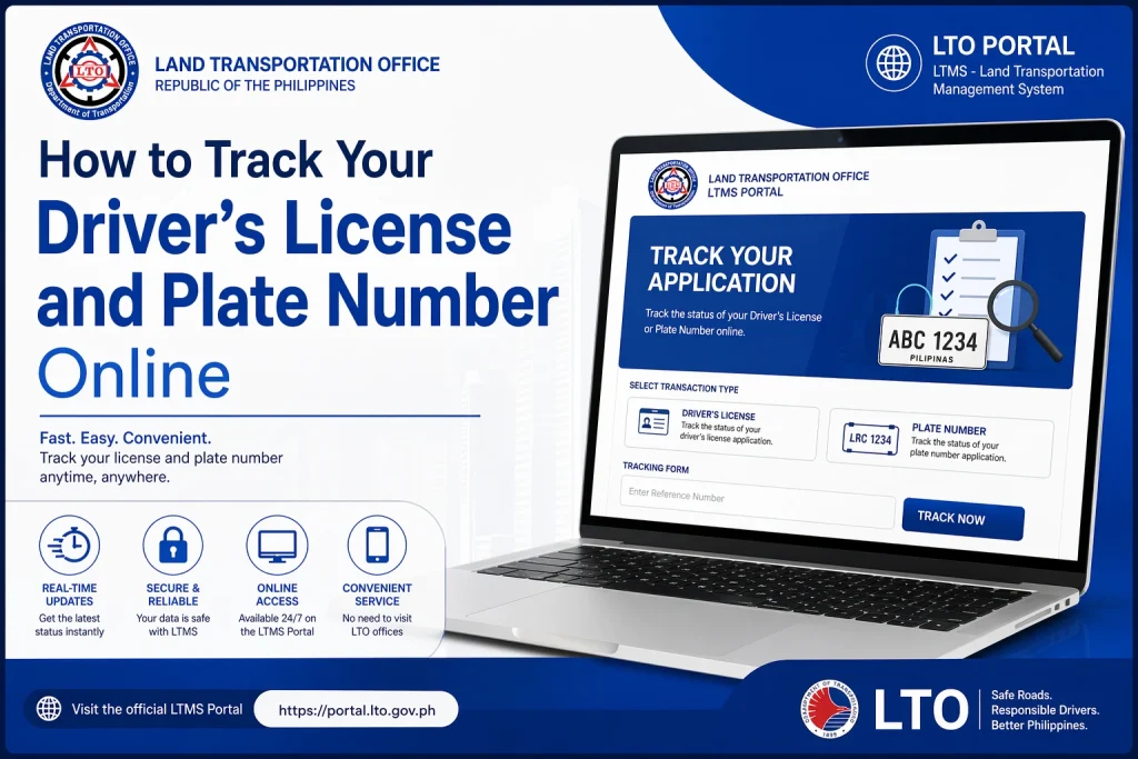 How to Track Your Driver’s License and Plate Number Online
