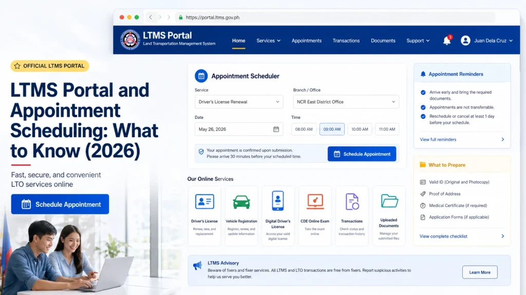 How LTMS Appointment Scheduling Works