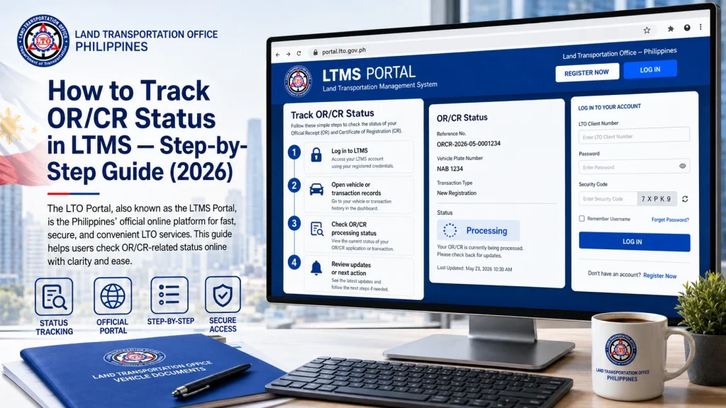 How to Track Your OR/CR Status in LTMS