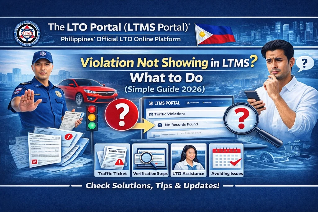 What You Can Do When a Violation Is Not Showing