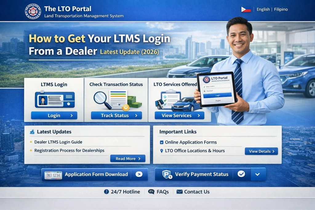 Steps to Get Your LTMS Login From a Dealer