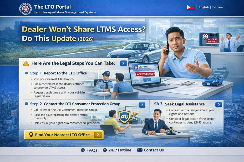 Steps to Take If Your Dealer Won’t Share LTMS Access