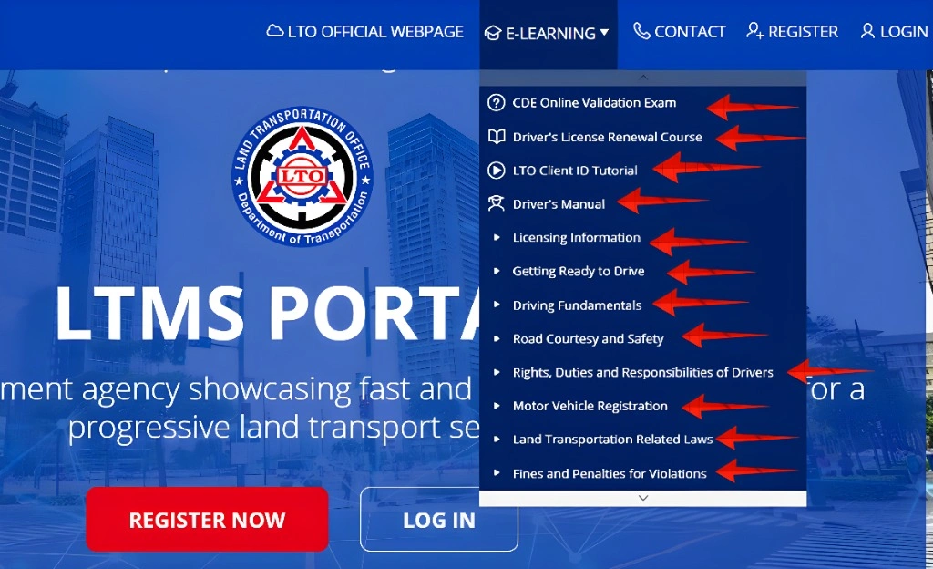 LTO Portal: Available Services