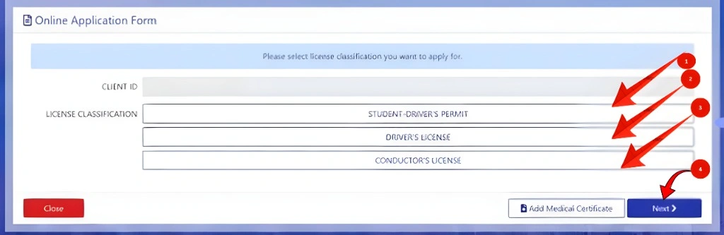 How to Apply for Driver's License and Renewal via LTMS Portal