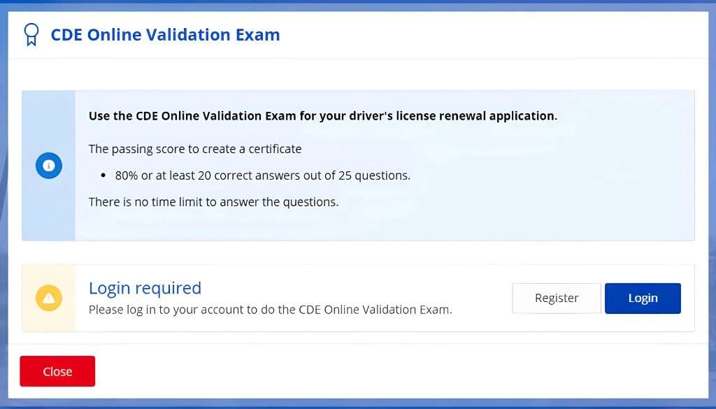 How to Take the CDE Online Validation Exam 2026