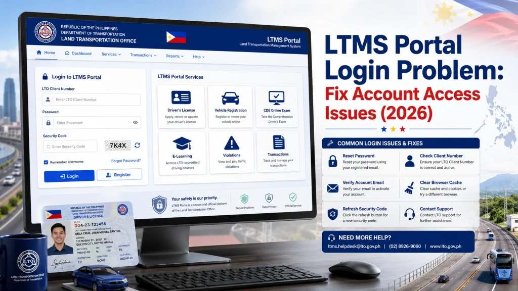 Common LTMS Portal Login Issues