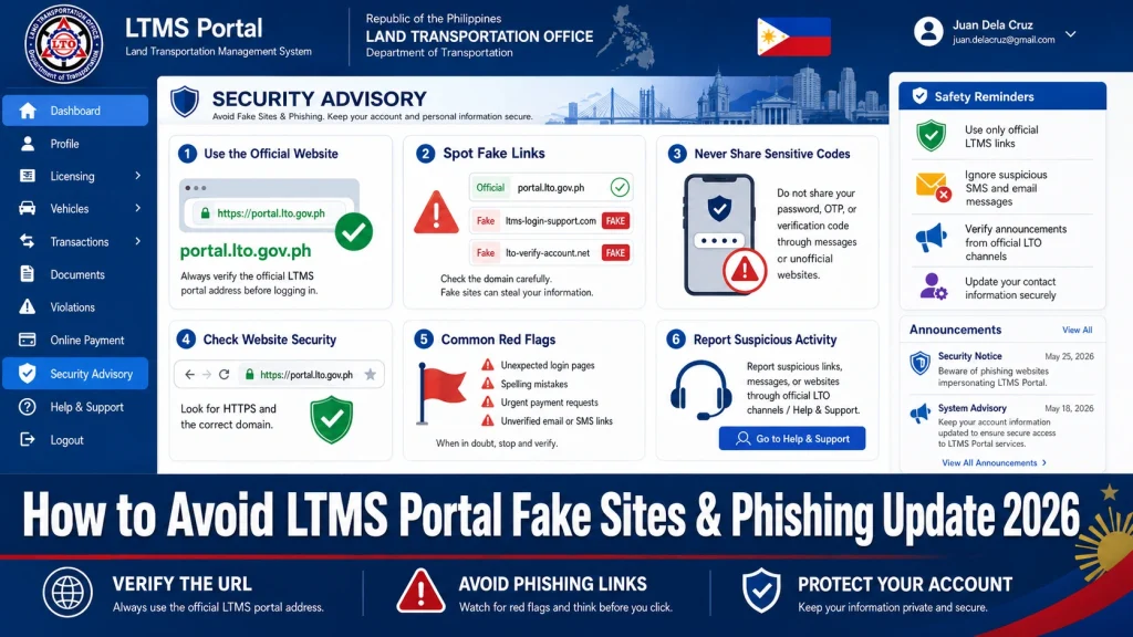 How to Avoid Fake LTMS Sites and Phishing