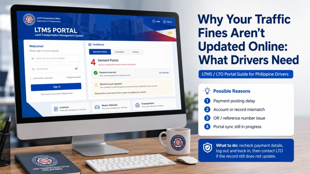 Steps to Ensure Your Fines Are Updated