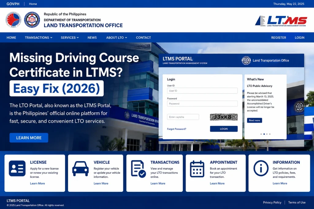 How to Fix It Missing Driving Course Certificate
