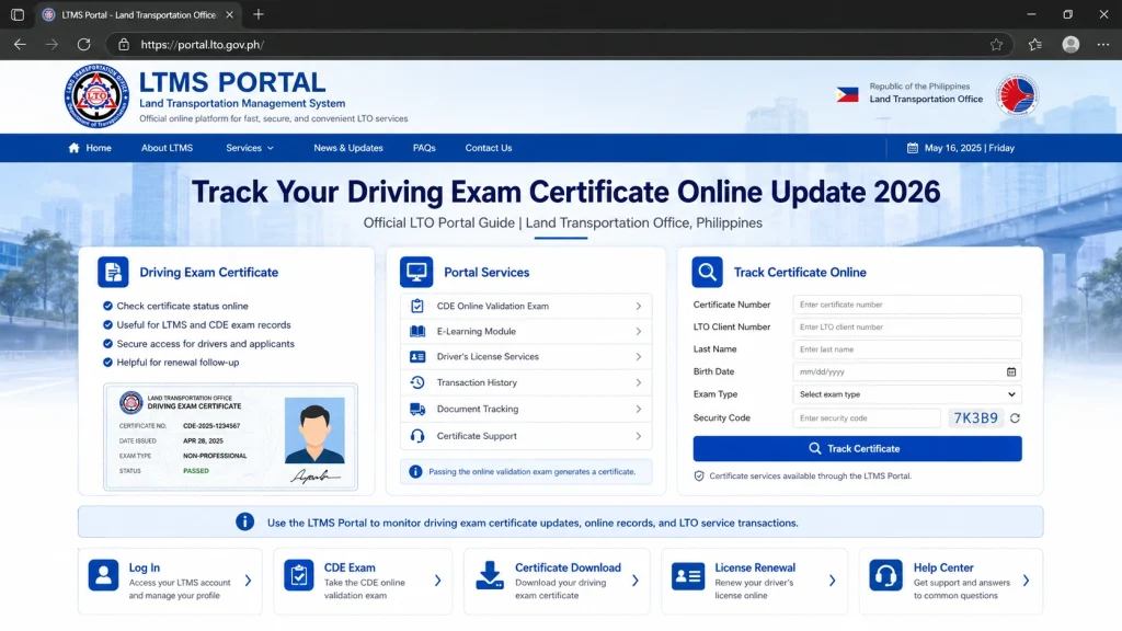 How to Track Your Certificate in LTMS