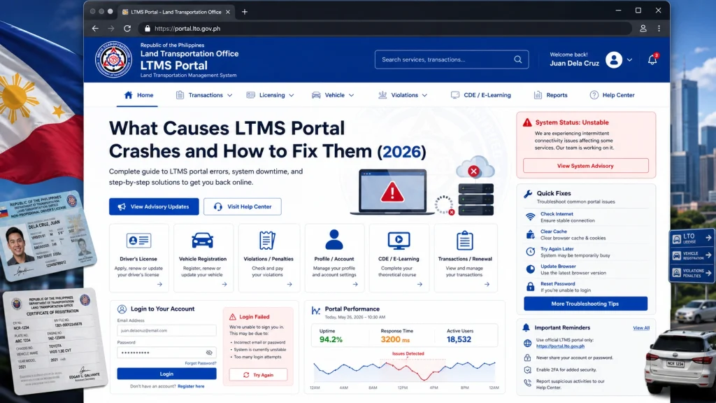 How to Fix LTMS Portal Crashes