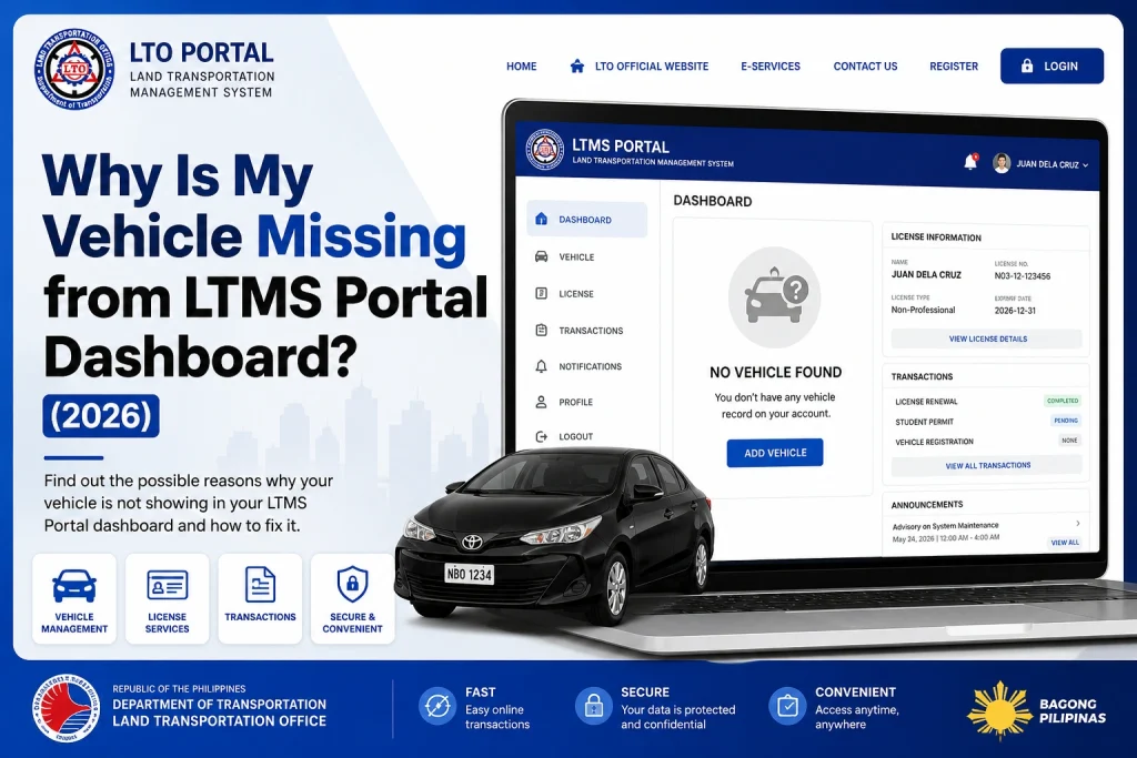Steps to Re-add Your Vehicle to LTMS Portal