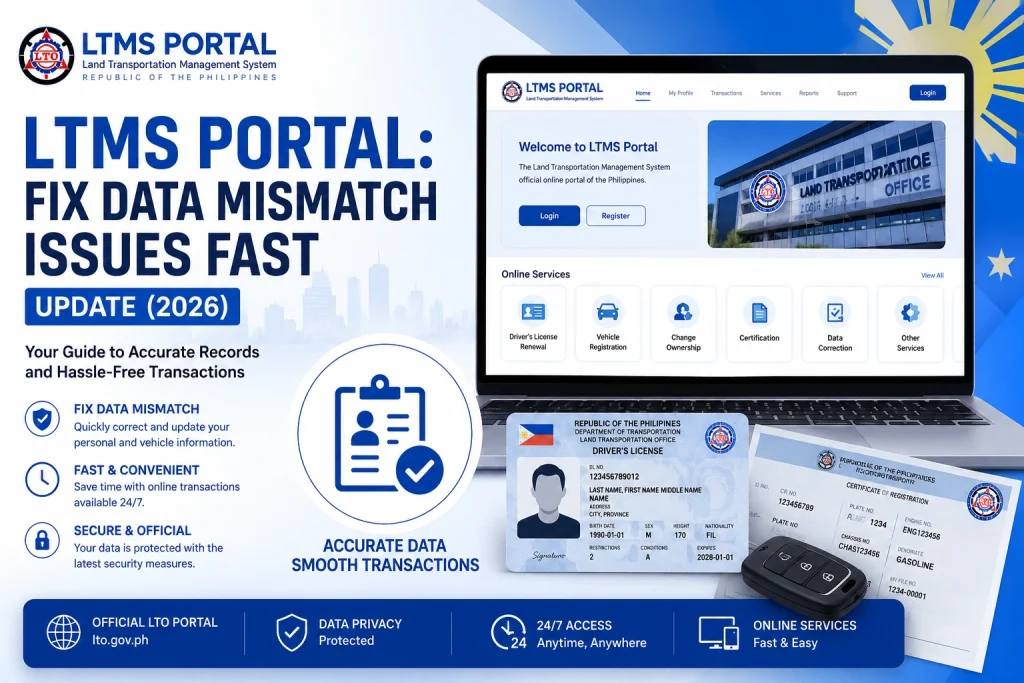 How to Fix Data Mismatch on LTMS Portal